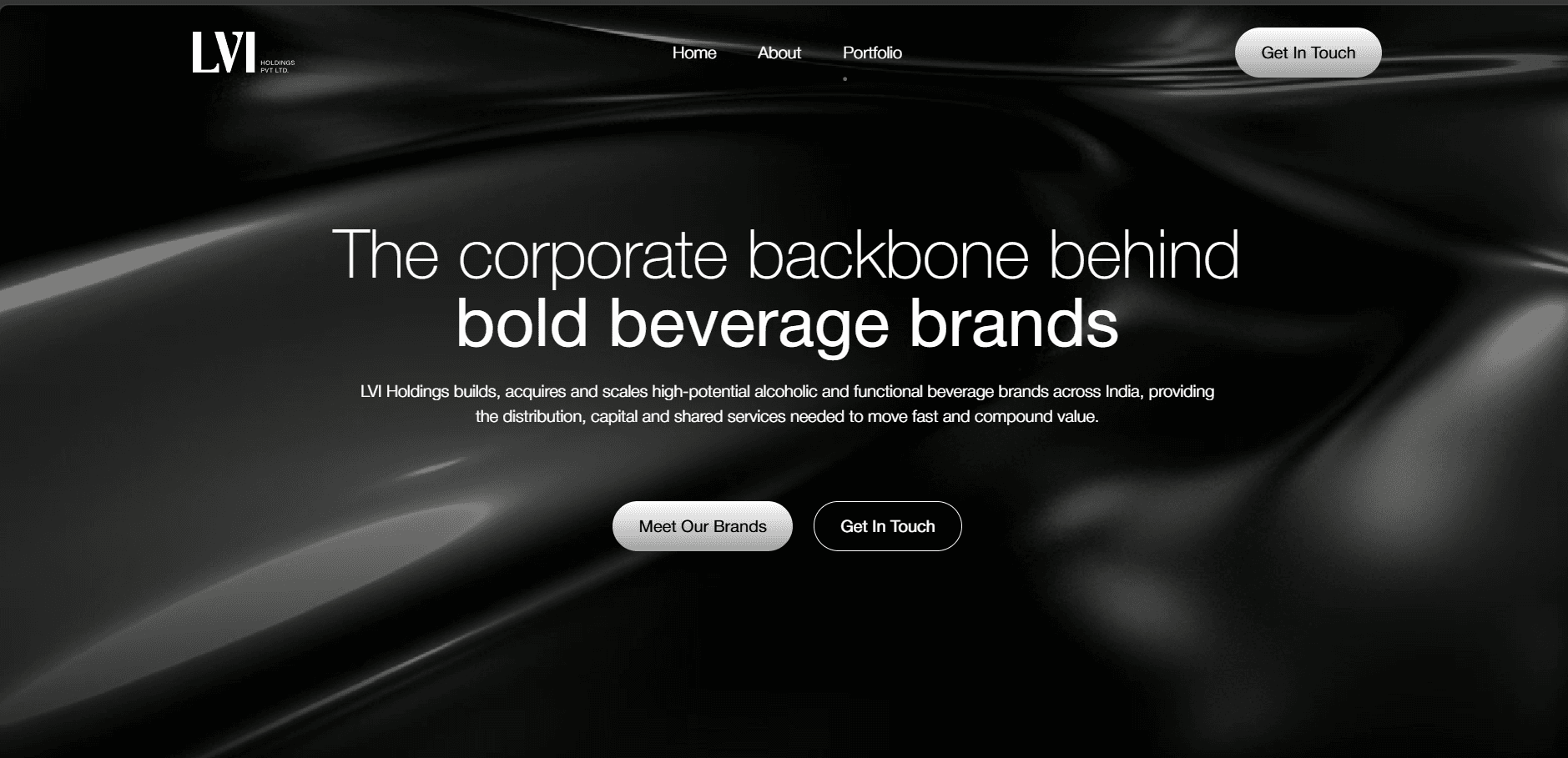 LVI Holdings · drinks brand house (Amateur Vodka, Boroka), India — website by DevilSEO